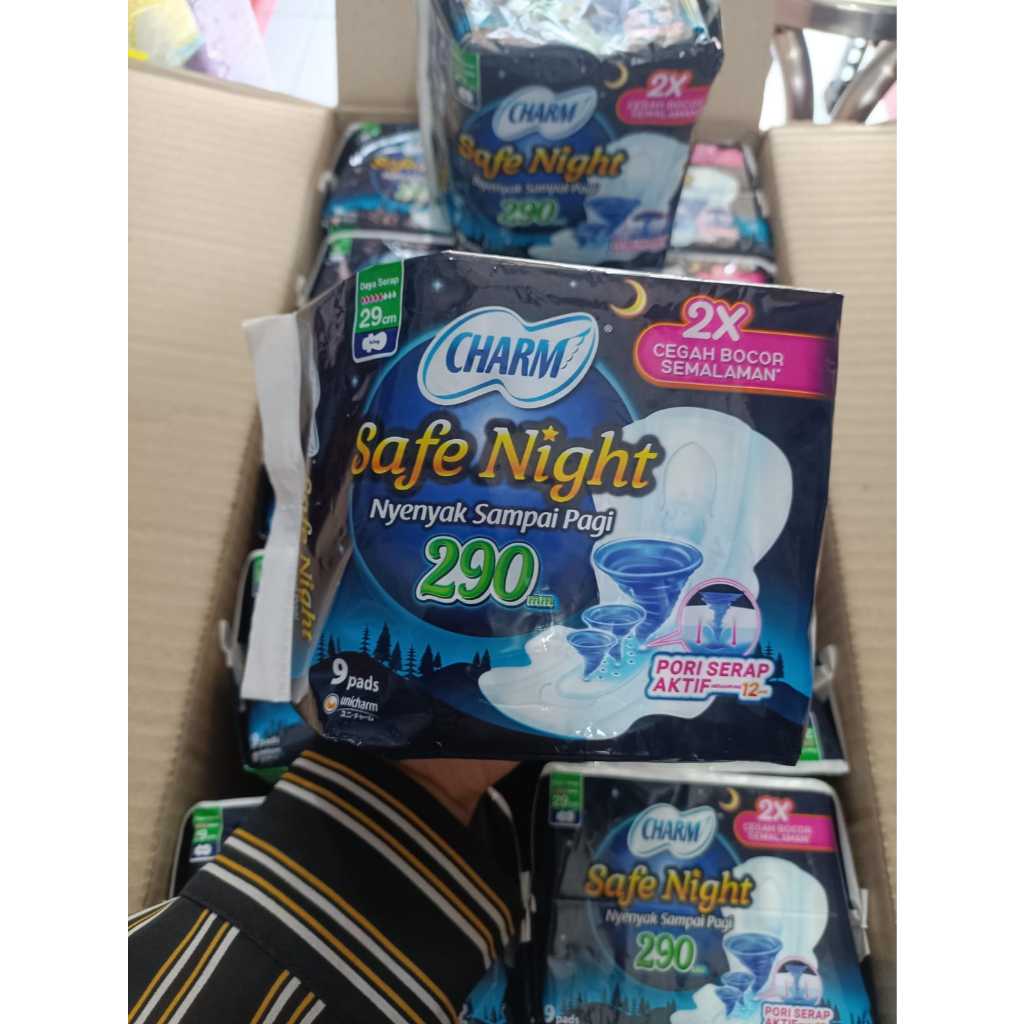 PEMBALUT CHARM SOFTEX SAYAP ISI 9 PADS