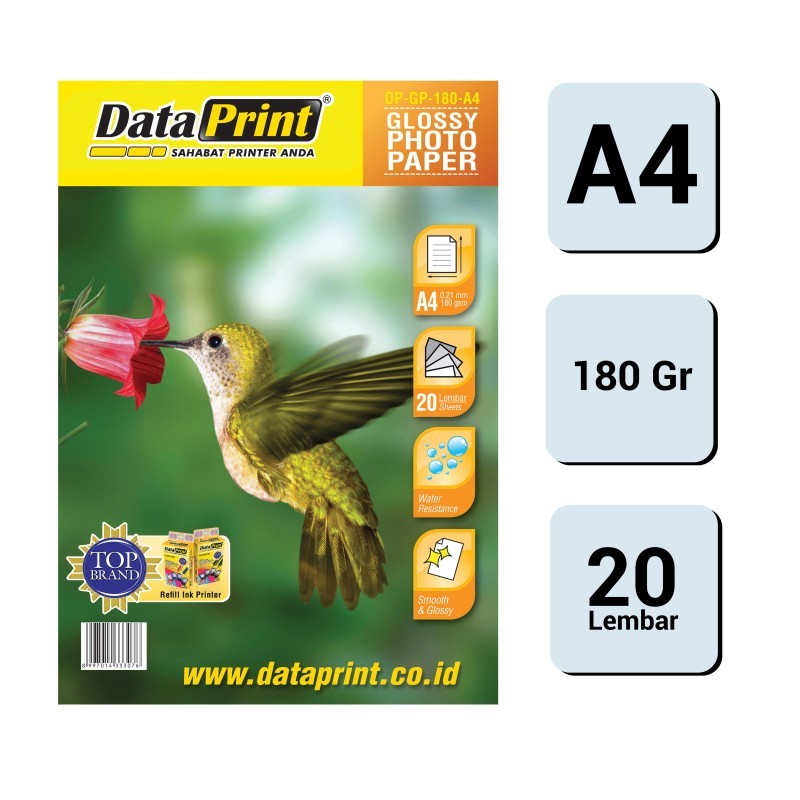

Kertas Glossy Photo Paper 180gsm A4 - Original