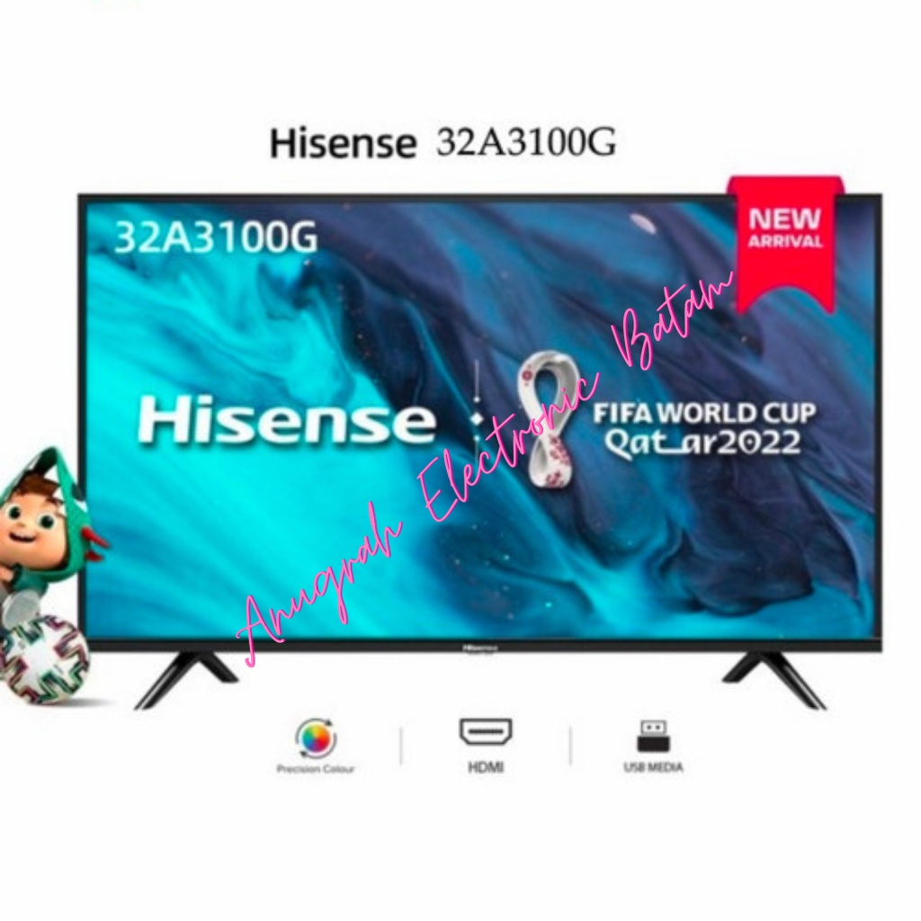 LED TV DIGITAL 32 INCH HISENSE 32A3100G BATAM