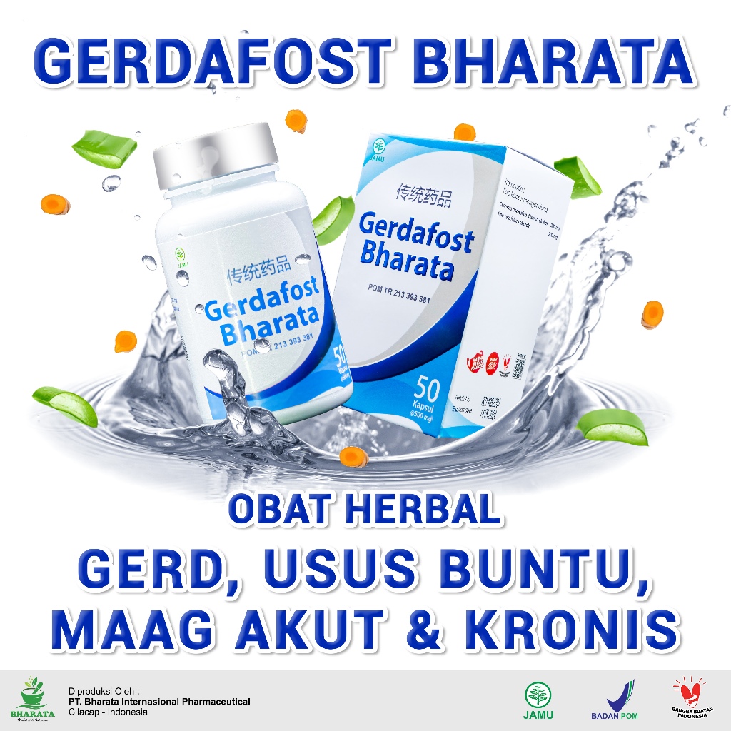 Gerdafost Bharata - obat radang usus