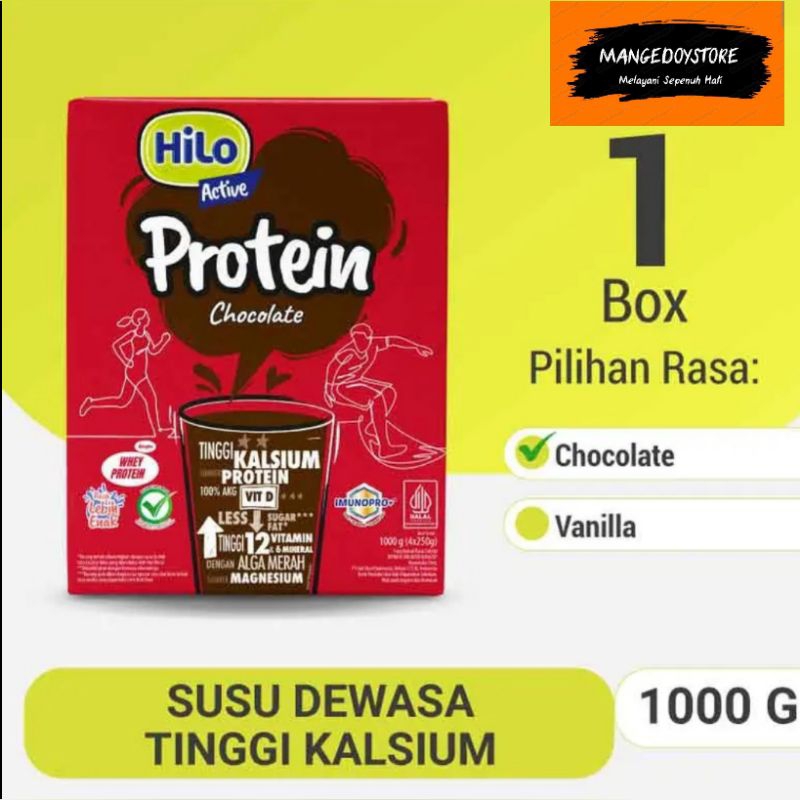 

HILO Active Chocolate 1000gr - Susu Tinggi Kalsium