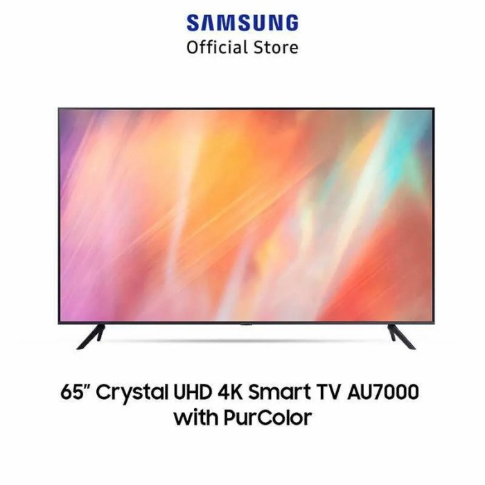 TV SAMSUNG 55 INCH 55" UA55AU7000 / 55AU7000 / AU7000 SMART TV 4K UHD BATAM