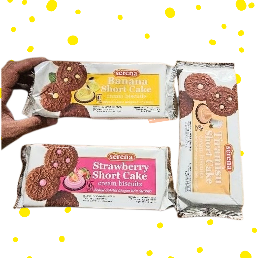 

Biskuit Serena Shortcake 225gr All Varian Rasa Stroberi Tiramisu Banana