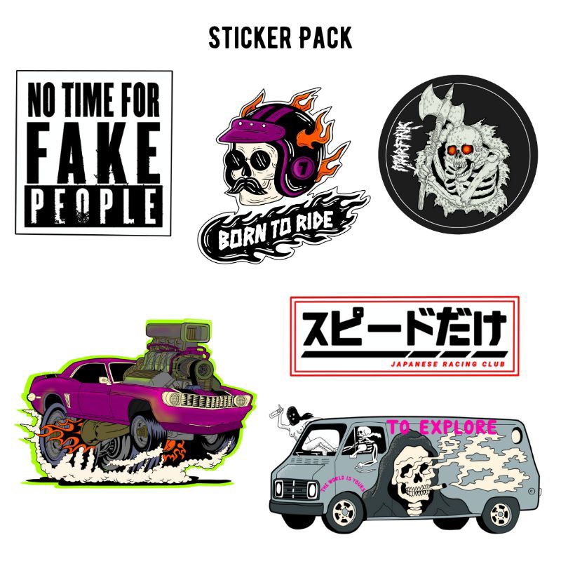 

stiker pack marfink isi 6pcs