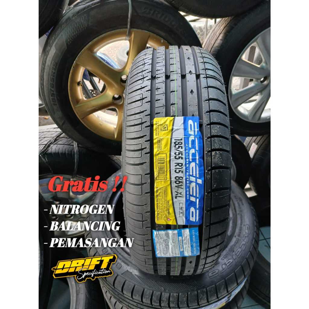 Accelera 185 55 R15 PHI-R - Ban Mobil Honda Brio RS