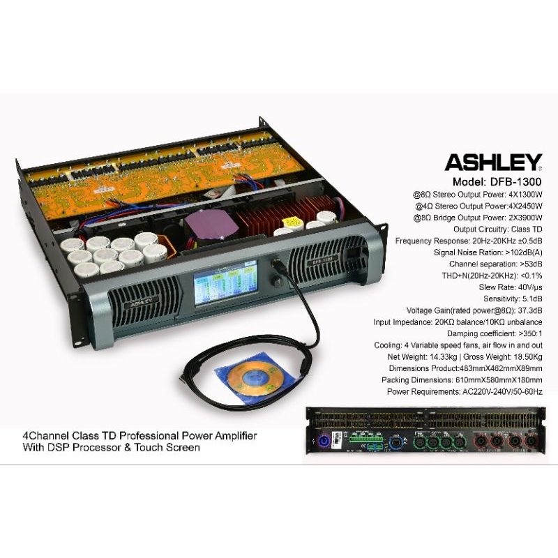 ashley power 4ch DFB1300