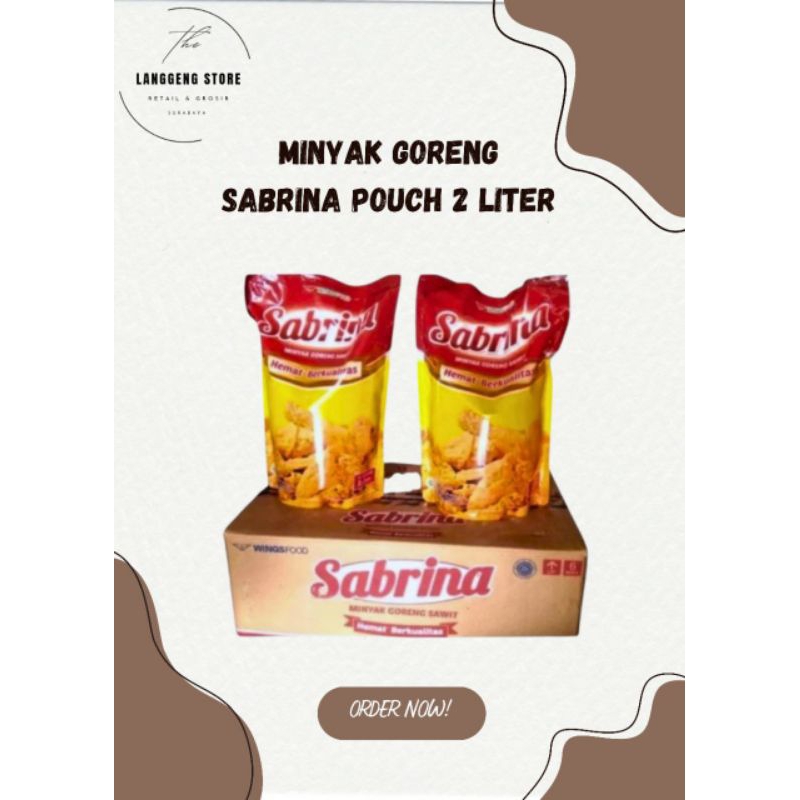 

minyak goreng SABRINA minyak sabrina 2 liter