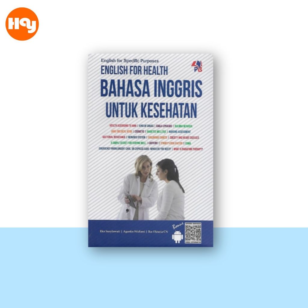 Buku Kebidanan | English For Health : Bahasa Inggris Untuk Kesehatan - Pustaka Baru Press