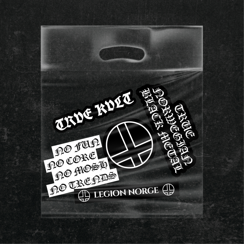 

Stiker Band Black Metal Norwegian Vinyl Waterproof