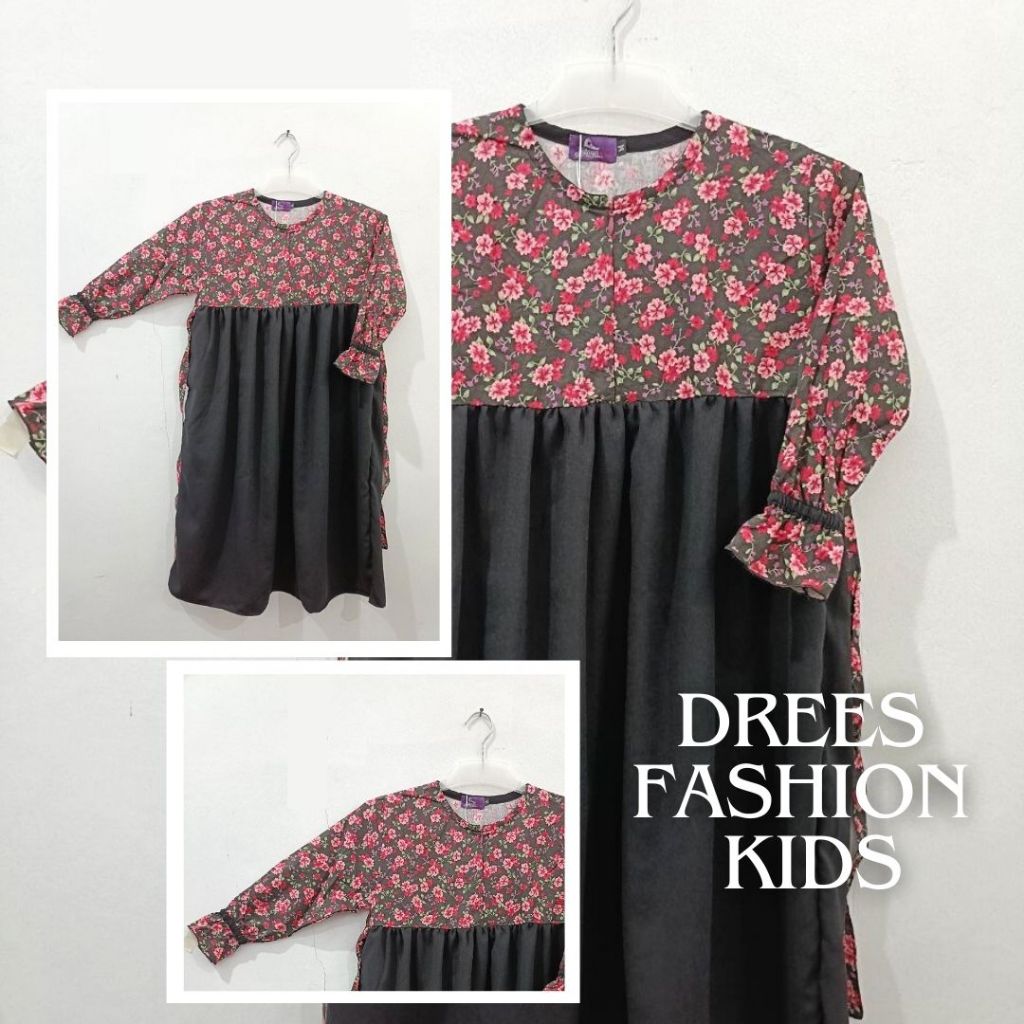 Fataya Hijab Gamis Anak Katun Mix Wolfis