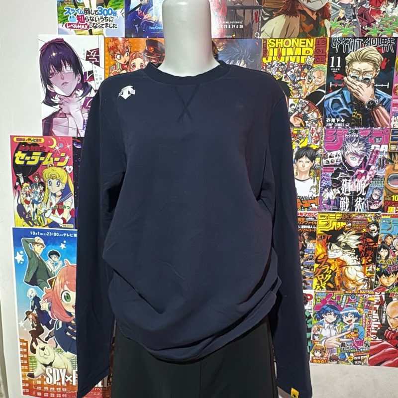 baju sweather kaos DESCENTE -PRELOVED