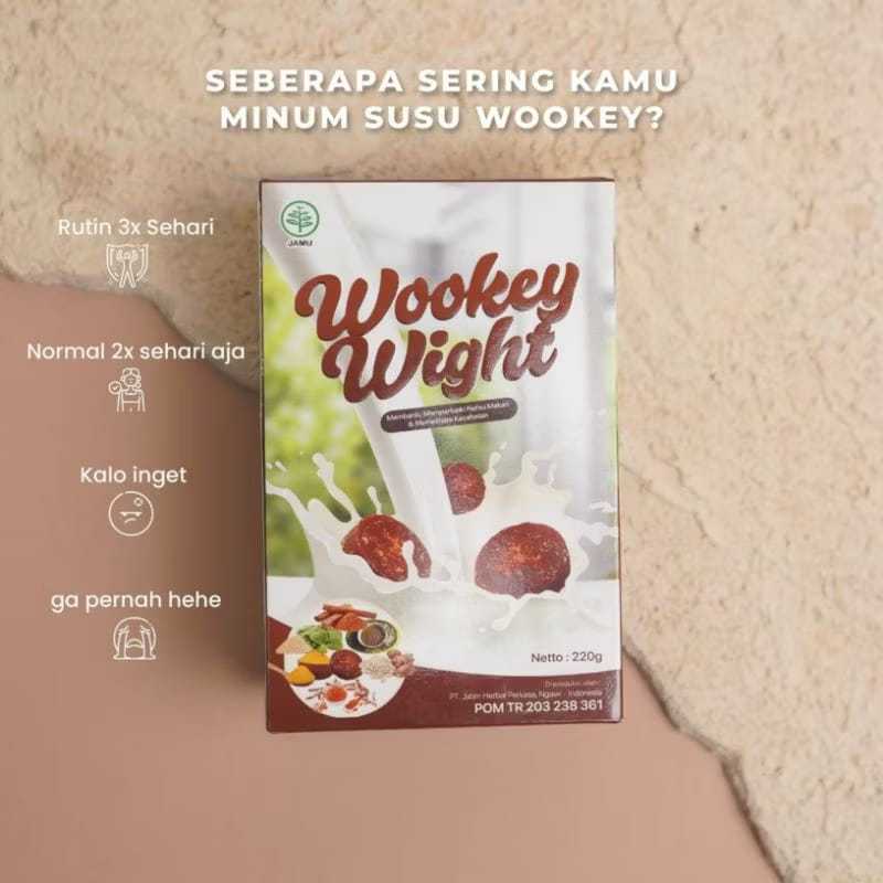 

Wookey Weight - Susu Penambah Berat Badan Rasa Chocolate
