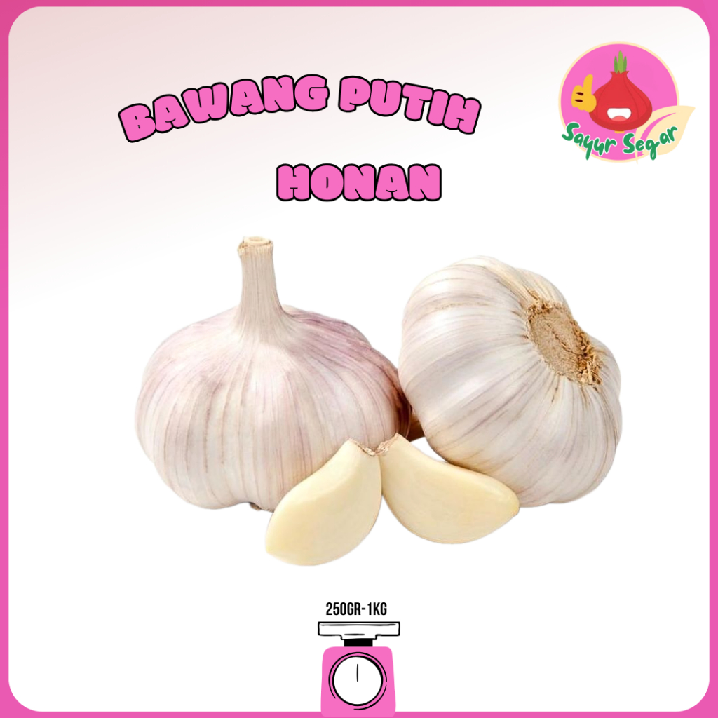 

Sayur Segar - Bawang Putih Honan/Honan Garlic