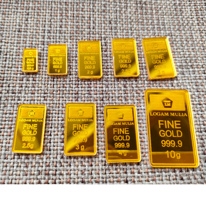 REPLIKA LOGAM MULIA | REPLIKA EMAS | DEKORASI MAHAR/ emas palsu