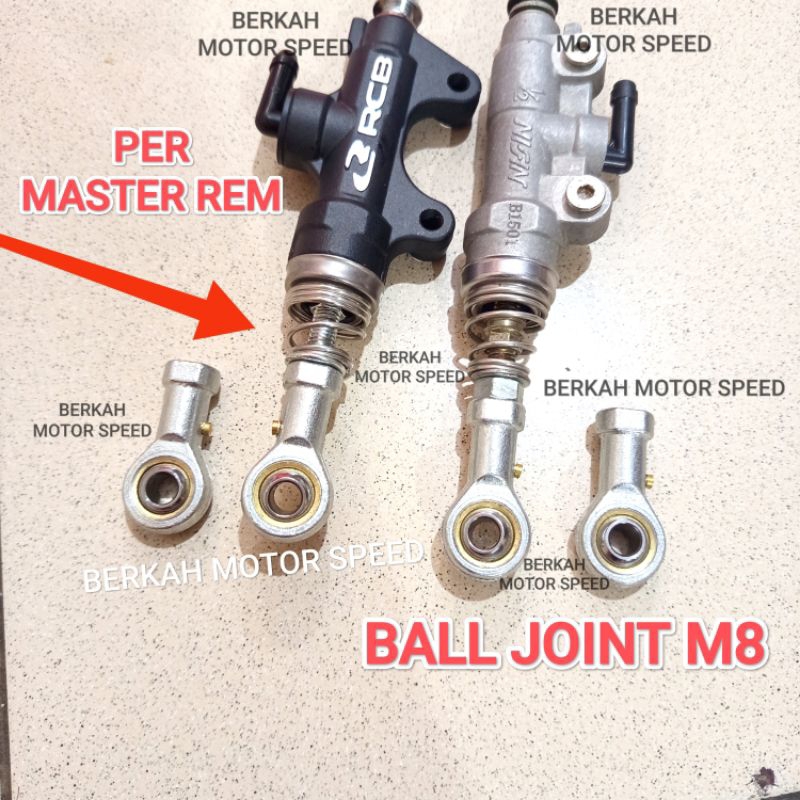 BALL JOINT MASTER REM BELAKANG BAUT BANJO MASTER REM BELAKANG NISSIN RCB KTC BAUT BALL JOINT ADJUSTE