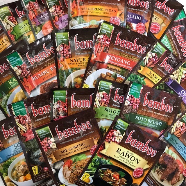 

bamboe bumbu dapur instan varian nusantara - bumbu masak