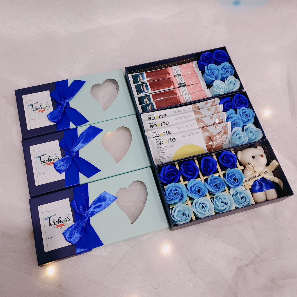 

Kado Hari Guru Murah - Teacher Gift - Kado Bunga Minuman Sehat F001