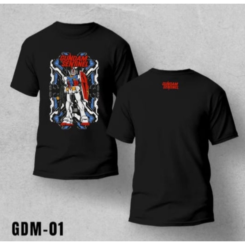 KAOS DISTRO PRIA TERBARU II KAOS TSHIRT// GUNDAM SENTINEL