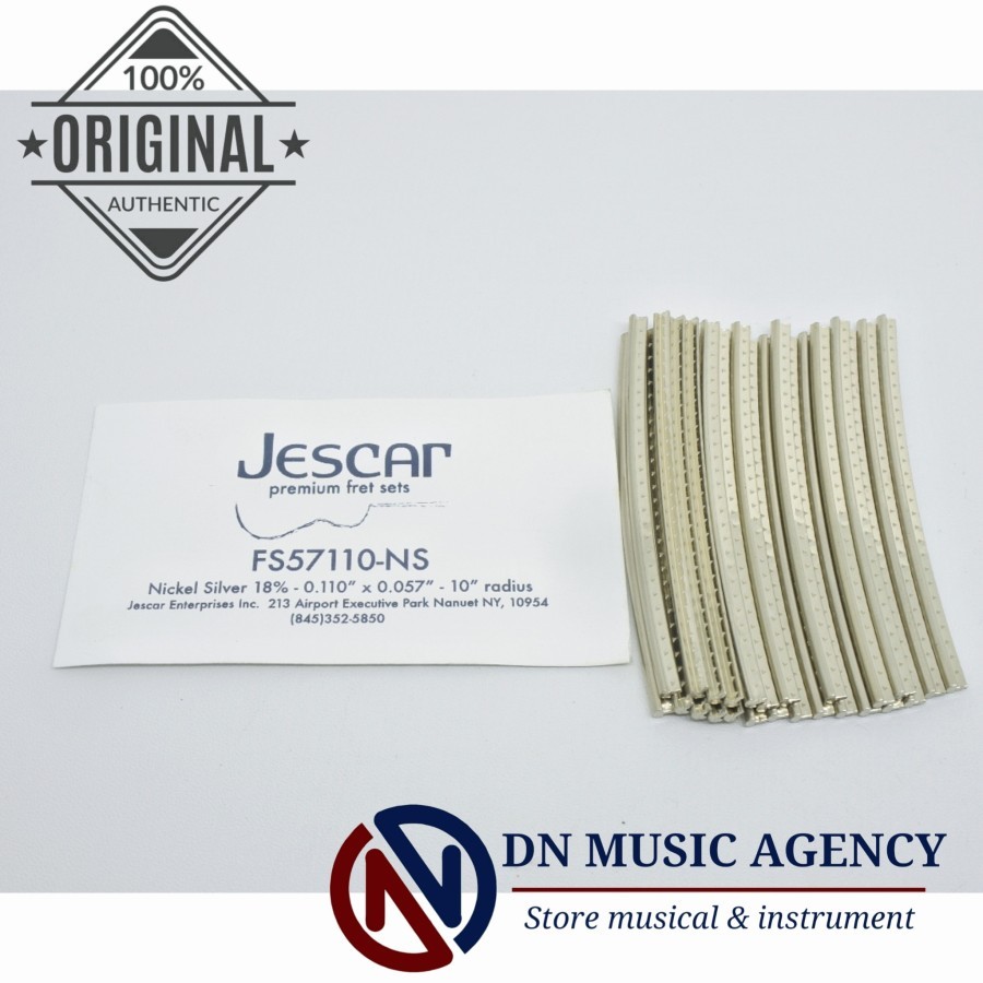 Fret gitar & bass Jescar FS57110 nickel jescar stainless jescar EVO original not dunlop