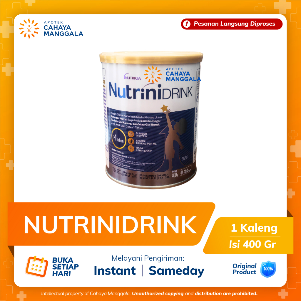 NUTRICIA NUTRINIDRINK 400 GR
