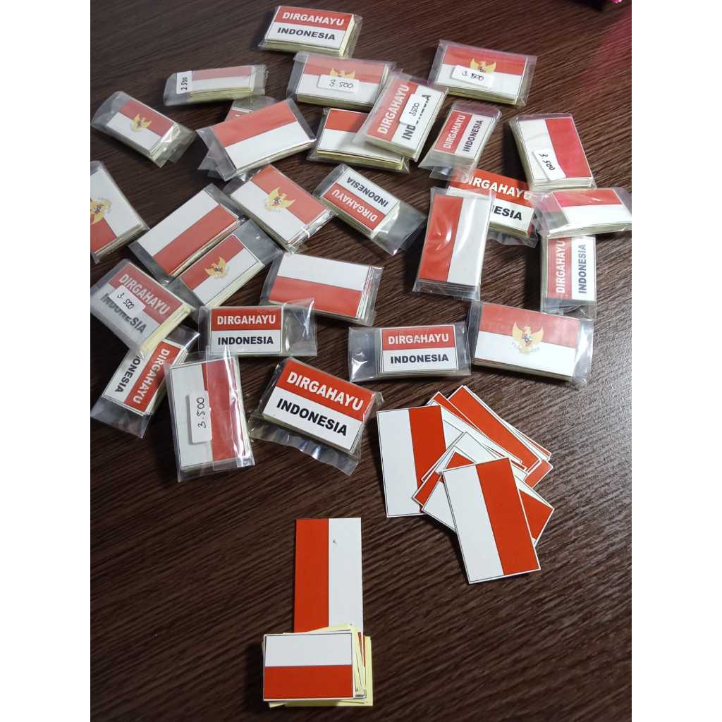

Stiker Bendera pipi // Bendera indonesia // Request Bendera Negara