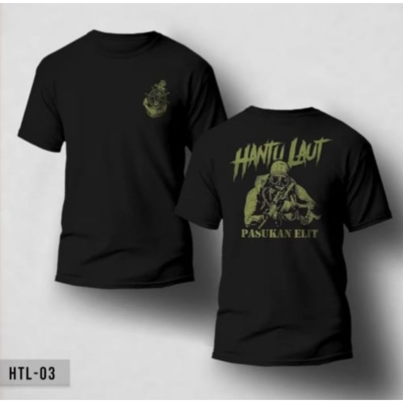 KAOS DISTRO PRIA TERBARU II HANTU LAUT // KAOS ATASAN PRIA TSHIRT