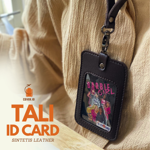 

Name Tag Id Holder Kulit Sintetis Premium Lanyard Kantor Pria Wanita