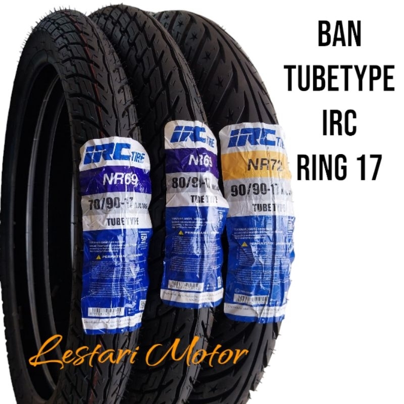 Ban Luar Motor Tube Type IRC Ring 17 - 70/90 80/90 90/90