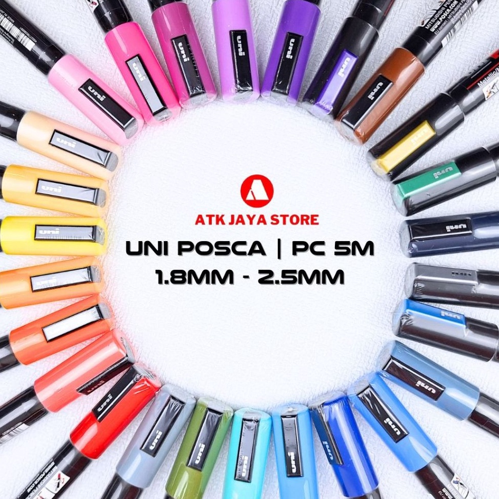 

KODE F59C Spidol Uni Posca PC 5M medium tip