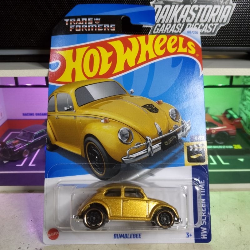 HOT WHEELS BUMBLEBEE GOLD TRANSFORMERS LOT Q 2024