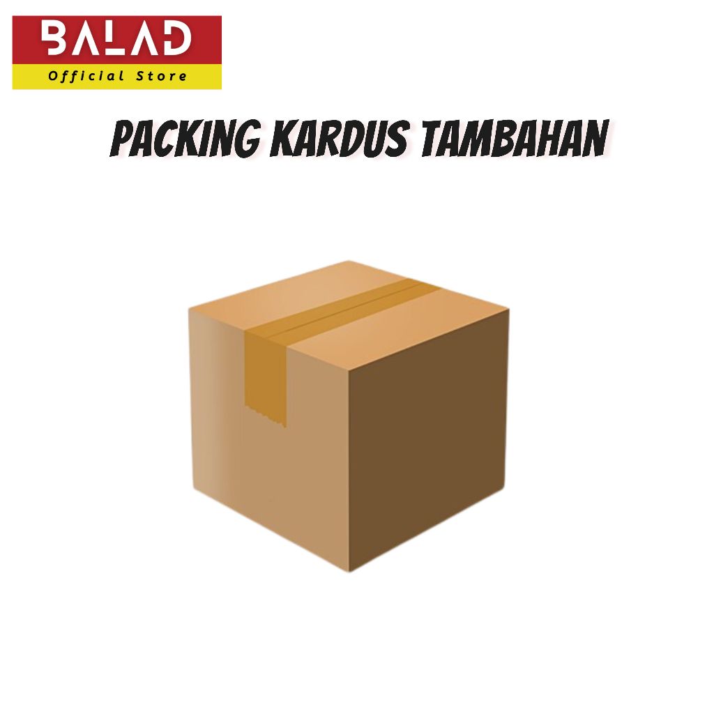 

Packing kardus tambahan bando/kertas kado