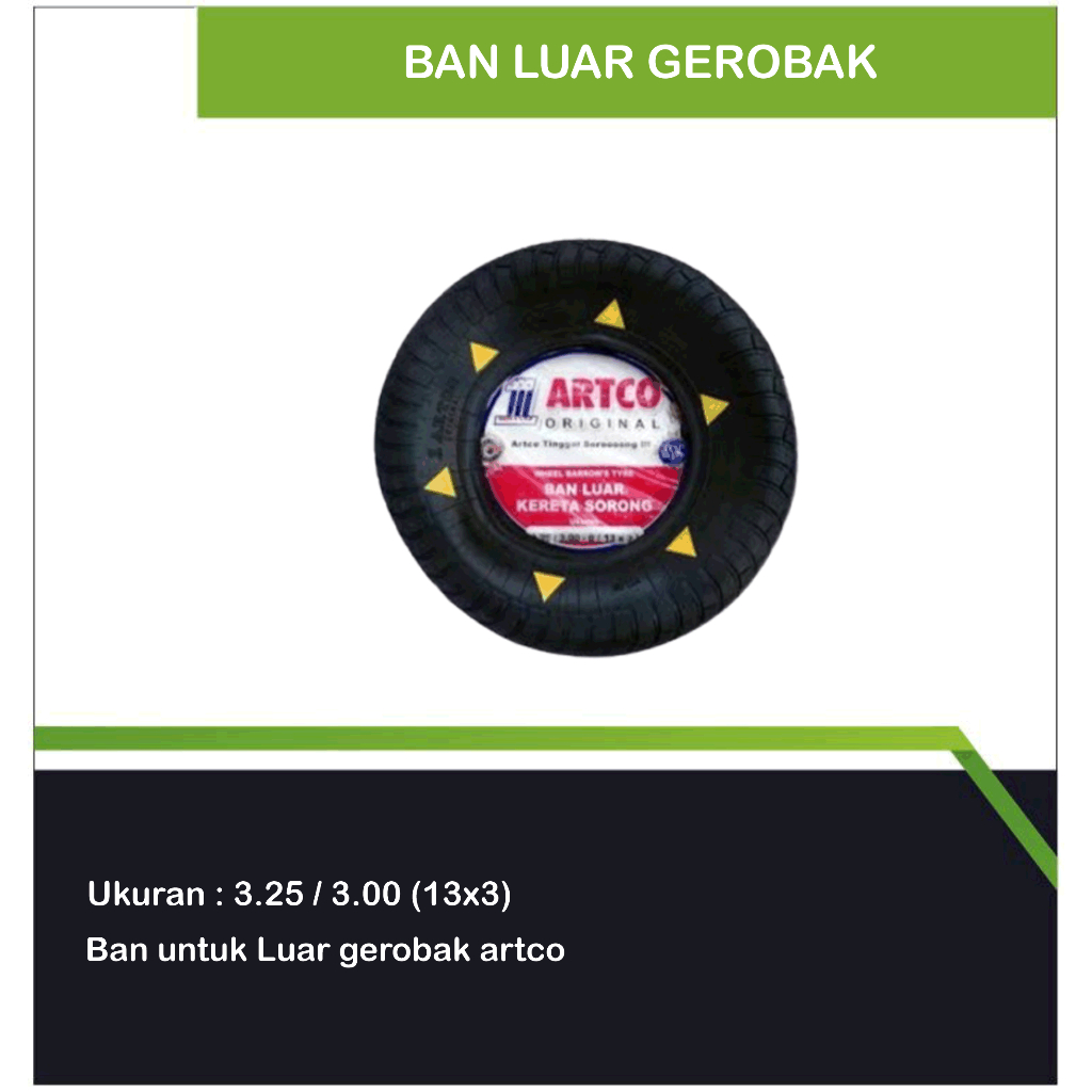 BAN LUAR GEROBAK ARTCO /BAN LUAR/BAN GEROBAK