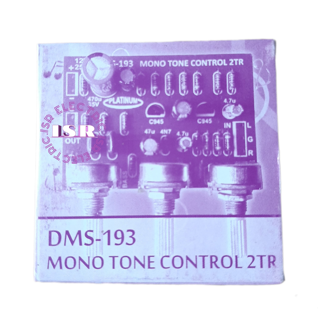 Kit Tone Control Mono 12V DC DMS 193