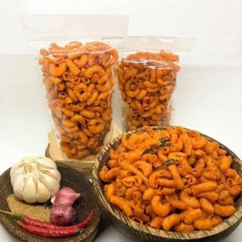 

( 100 gr) MAKARONI OMEX makaroni balado pedas makaroni mantap terlaris