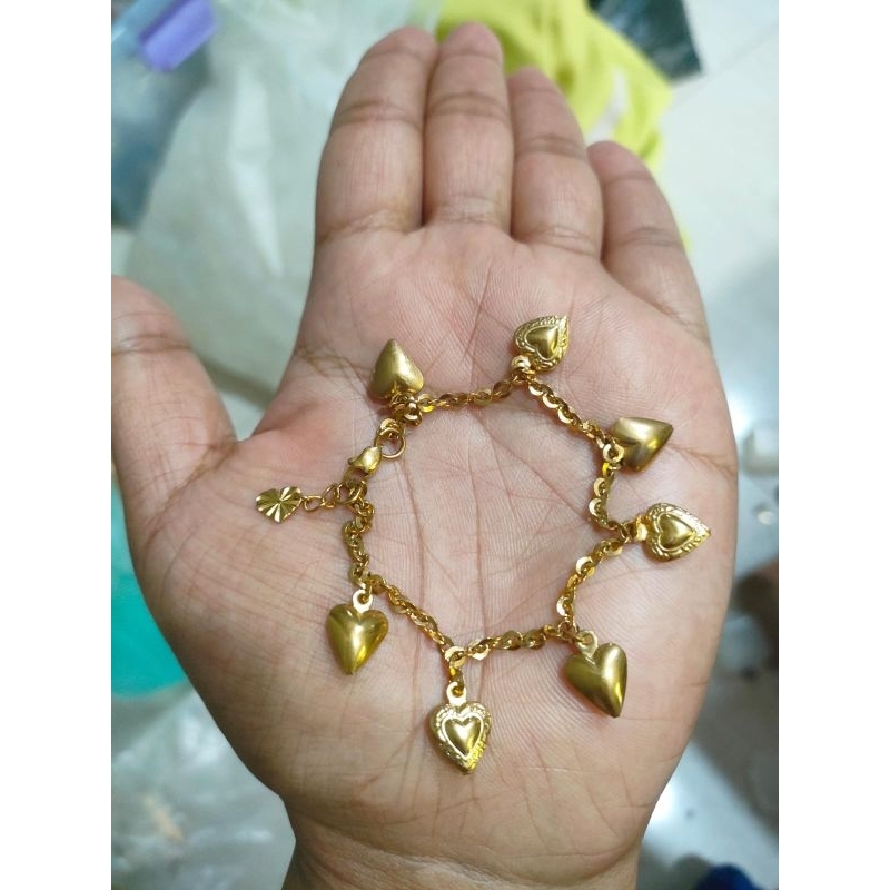 Perhiasan 23k cover emas asli 23k+18k+antikorosi