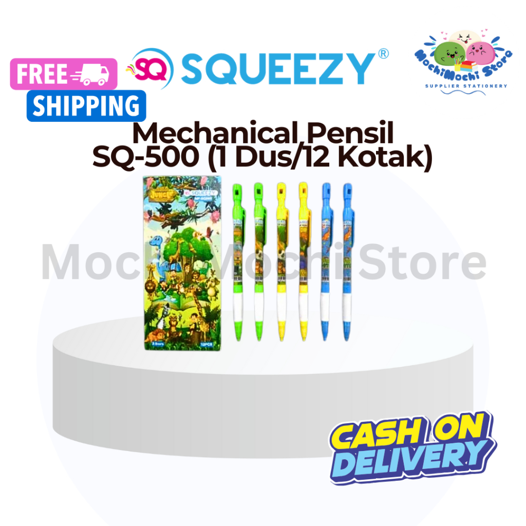 

PER DUS/24 PCS Pensil Mekanik MP-SQ500 | Mechanical Pencil | 2.0 mm | Mechanical Pencil 2.0mm