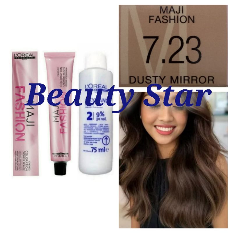LOREAL MAJIFASHION NO. 7.23 DUSTY MIRROR & OXYDANT 75ML