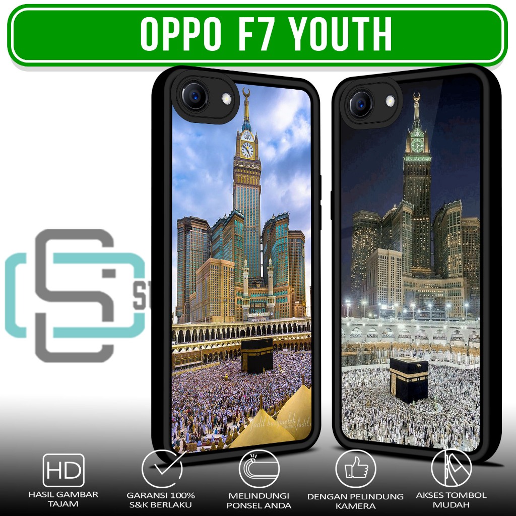 Case Hp For OPPO F7 YOUTH KBH SoftCase Glossy casing Handphone Silikon Glass