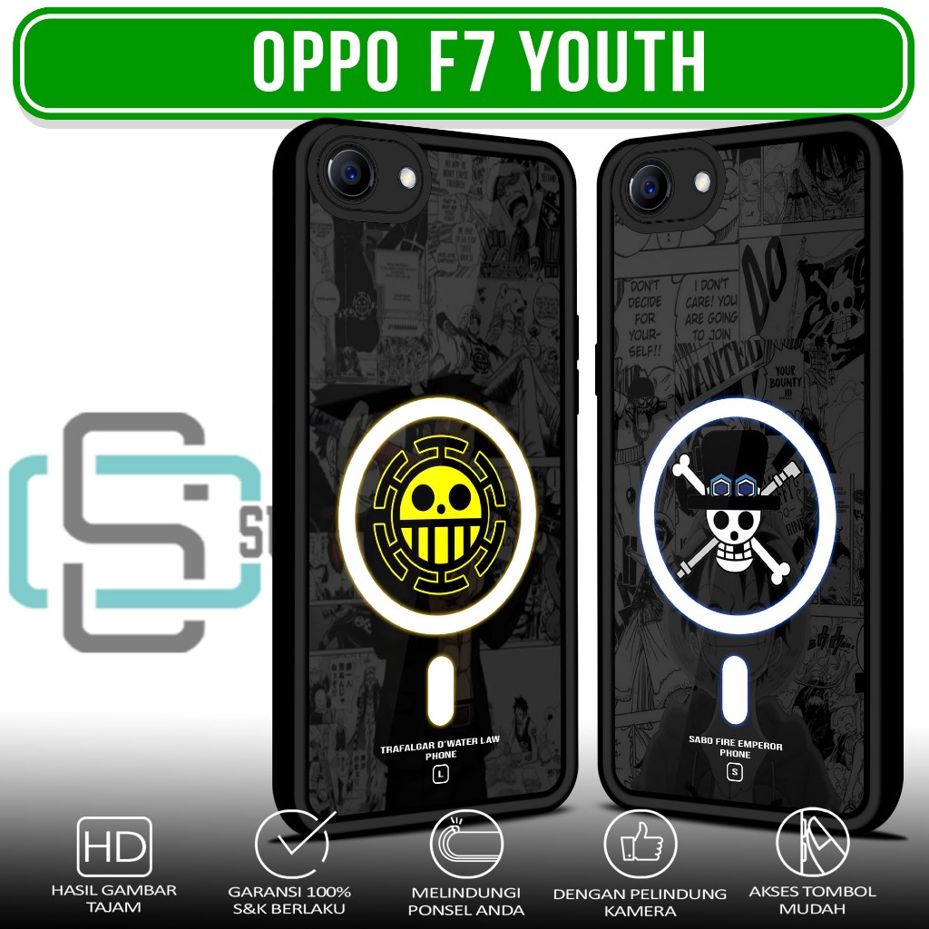 Case Hp For OPPO F7 YOUTH ONE PHN SoftCase Glossy casing Handphone Silikon Glass