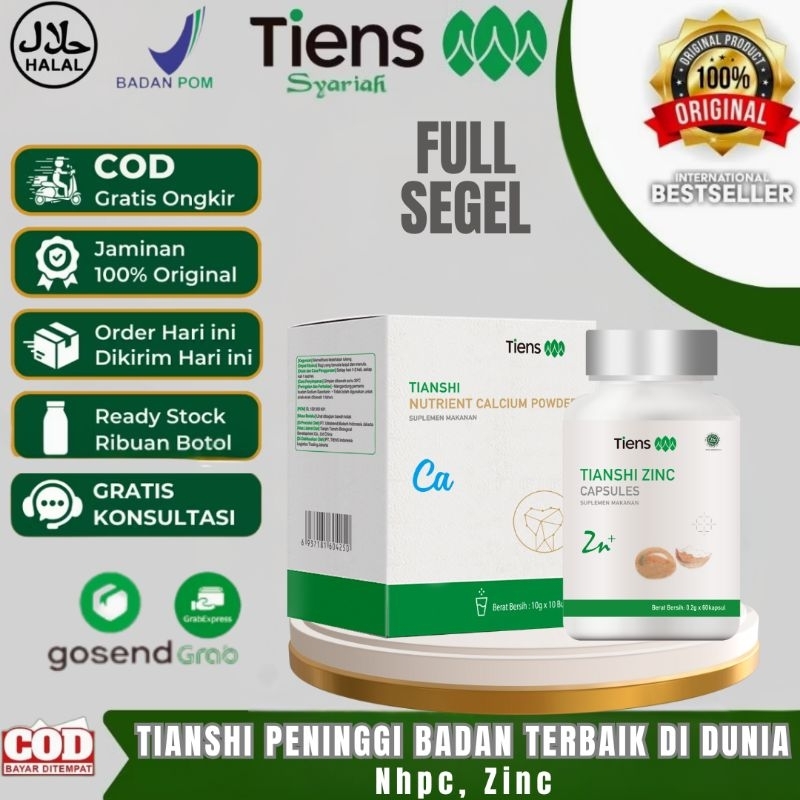 TERLARIS Susu Peninggi Badan TIENS NHCP dan Kapsul Zinc Susu Kalsium Peninggi Badan Obat Peninggi Ba