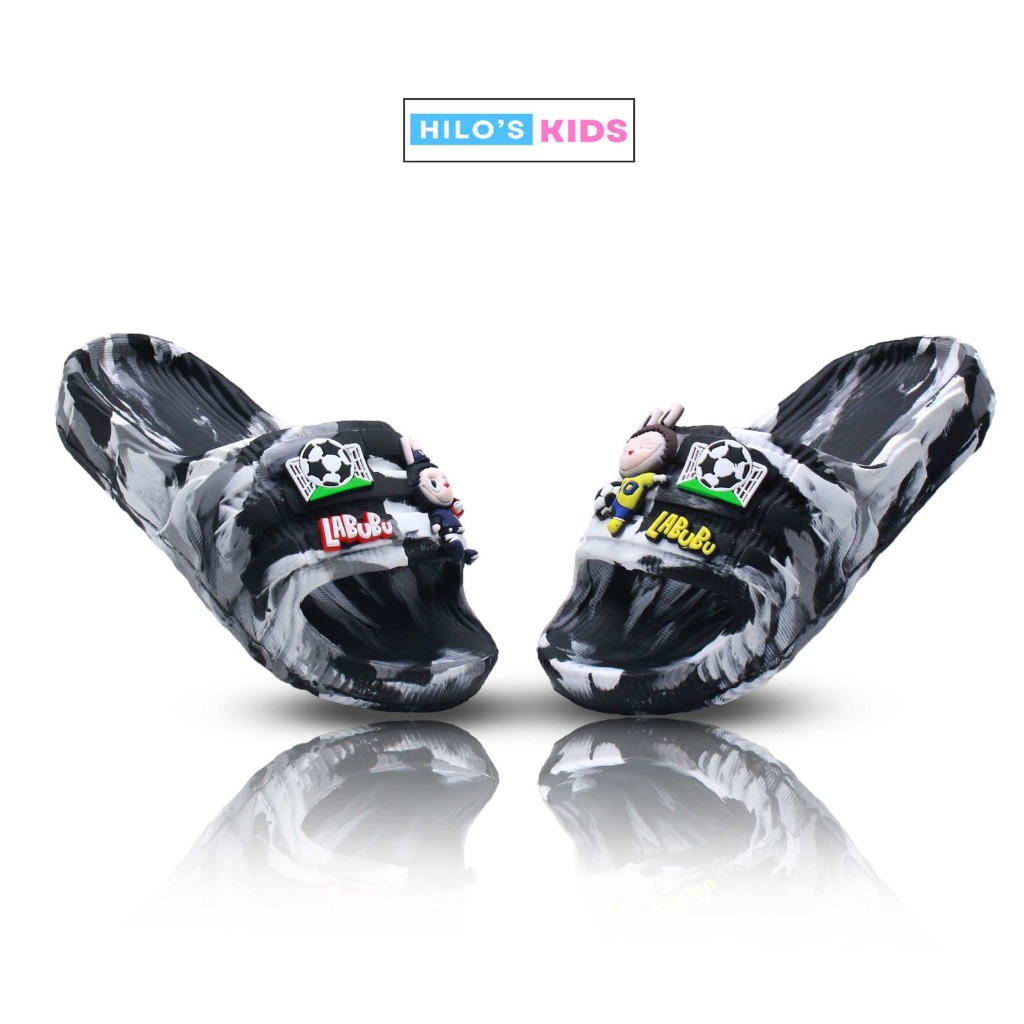 Sandal Selop Anak Laki-Laki Motif Loreng Labubu - HILOS UK. 25-34