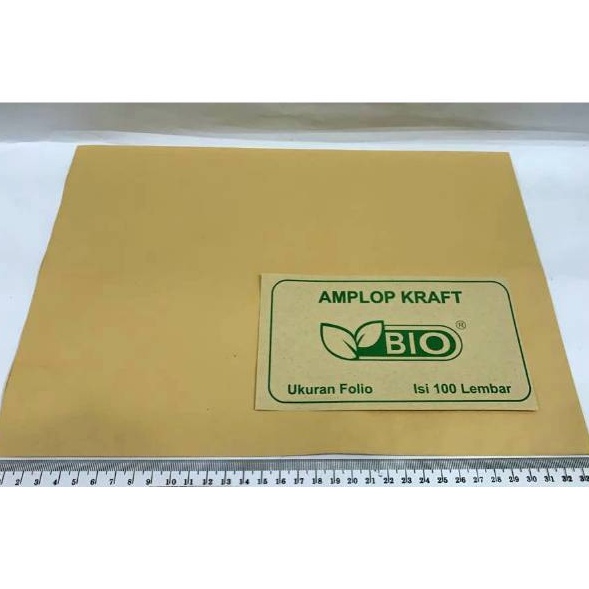 

qnReady Stock AMPLOP COKLAT FOLIO BIO ISI 1 LEMBAR W39