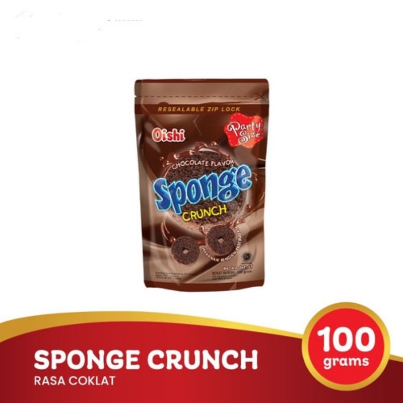 

Sponge Snack Crunch pch 100gr