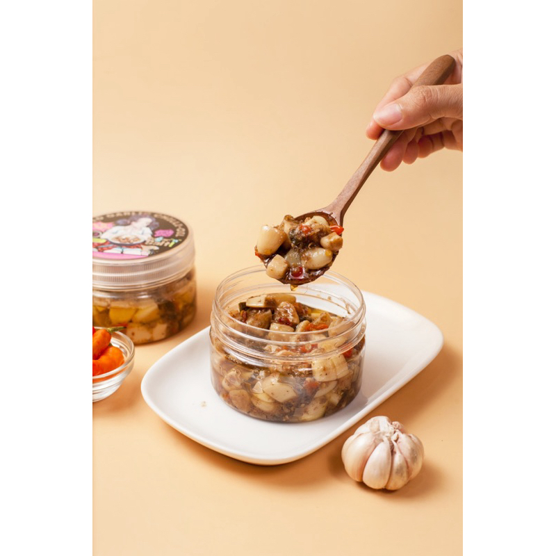 

Roasted Garlic Chilli Oil - Kondimen Bawang Putih - Pedas