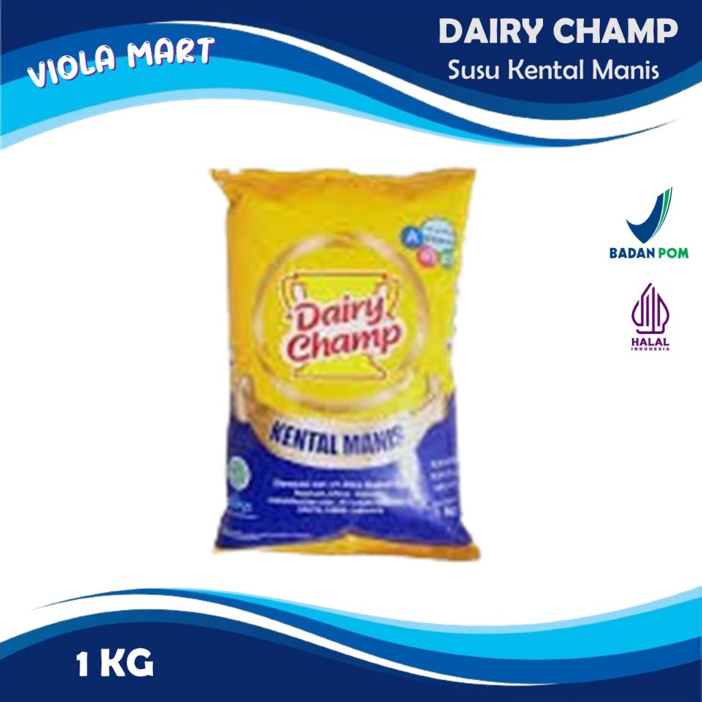 

Susu DAIRY CHAMP Kental Manis 1kg / Sweetened Creamer (SKM)