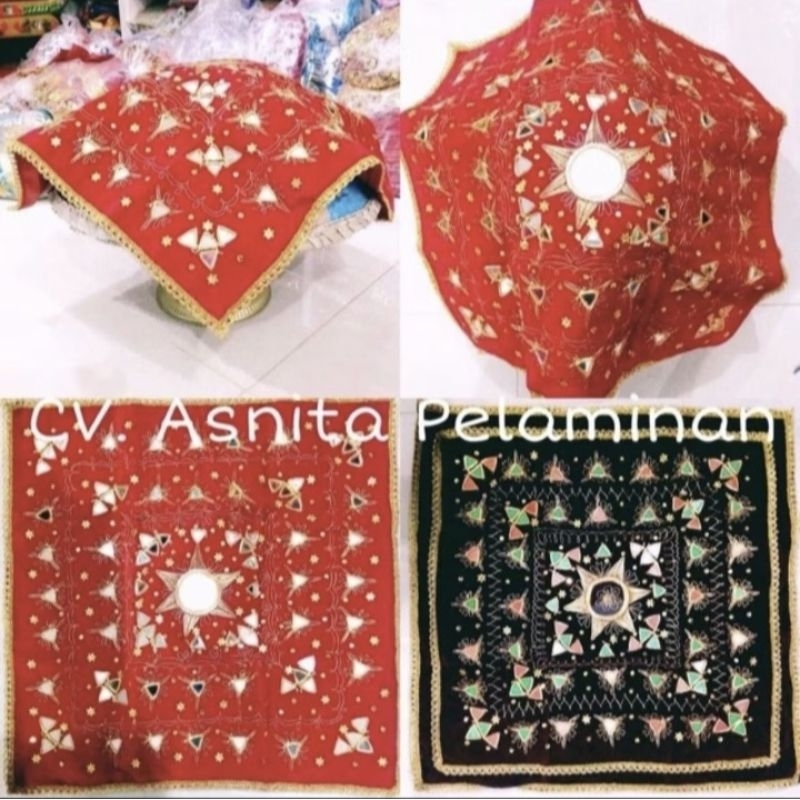 Tutup dalamak perlengkapan pelaminan minang padang