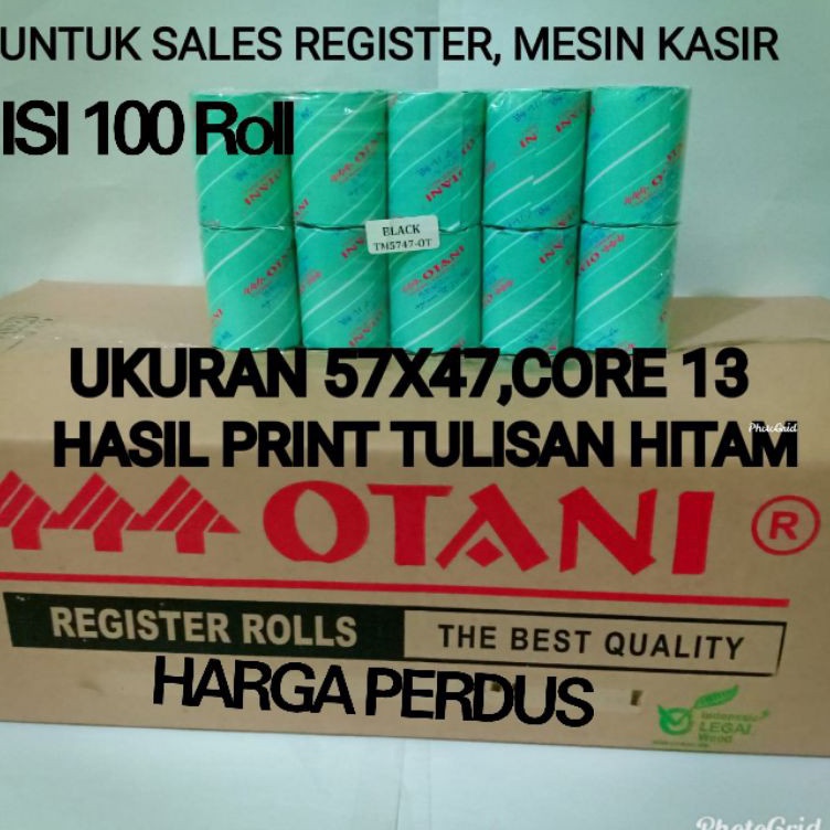 

KODE Q82Q Otani Kertas Thermal Struk 57x47Harga Perdus