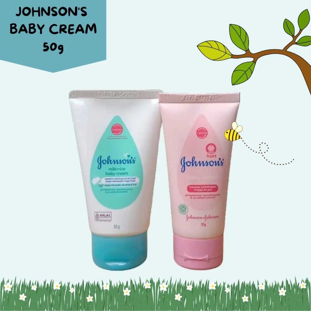 JOHNSON'S BABY CREAM 50G / JOHNSON'S CREAM / KRIM BAYI / JOHNSON'S 50G (Baby Cream Johnson's)
