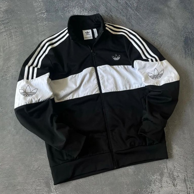 KODE T54Q jaket tracktop pria wanita adidas casual outdoor pull tag wash  lebel