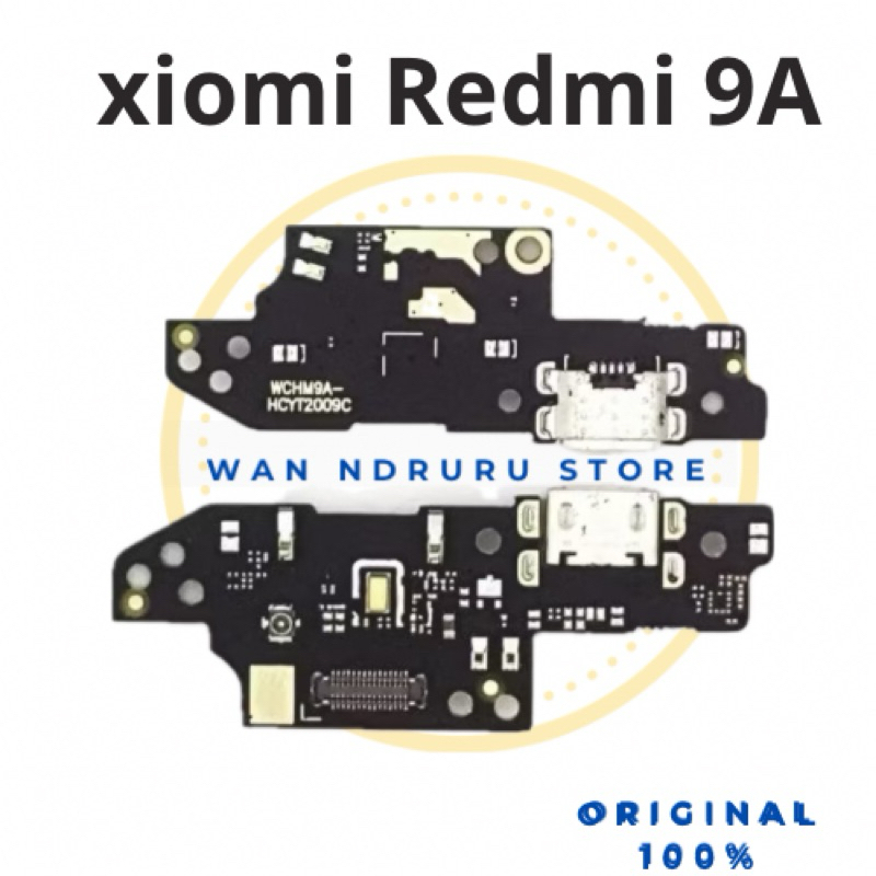 Papan Cas Xiomi Redmi 9A /Konektor Cas Original Full Ic